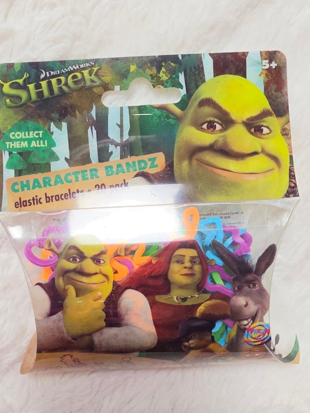 2010 Shrek Forever After Character Bandz Dreamworks 20 Pack Sealed Bracelets